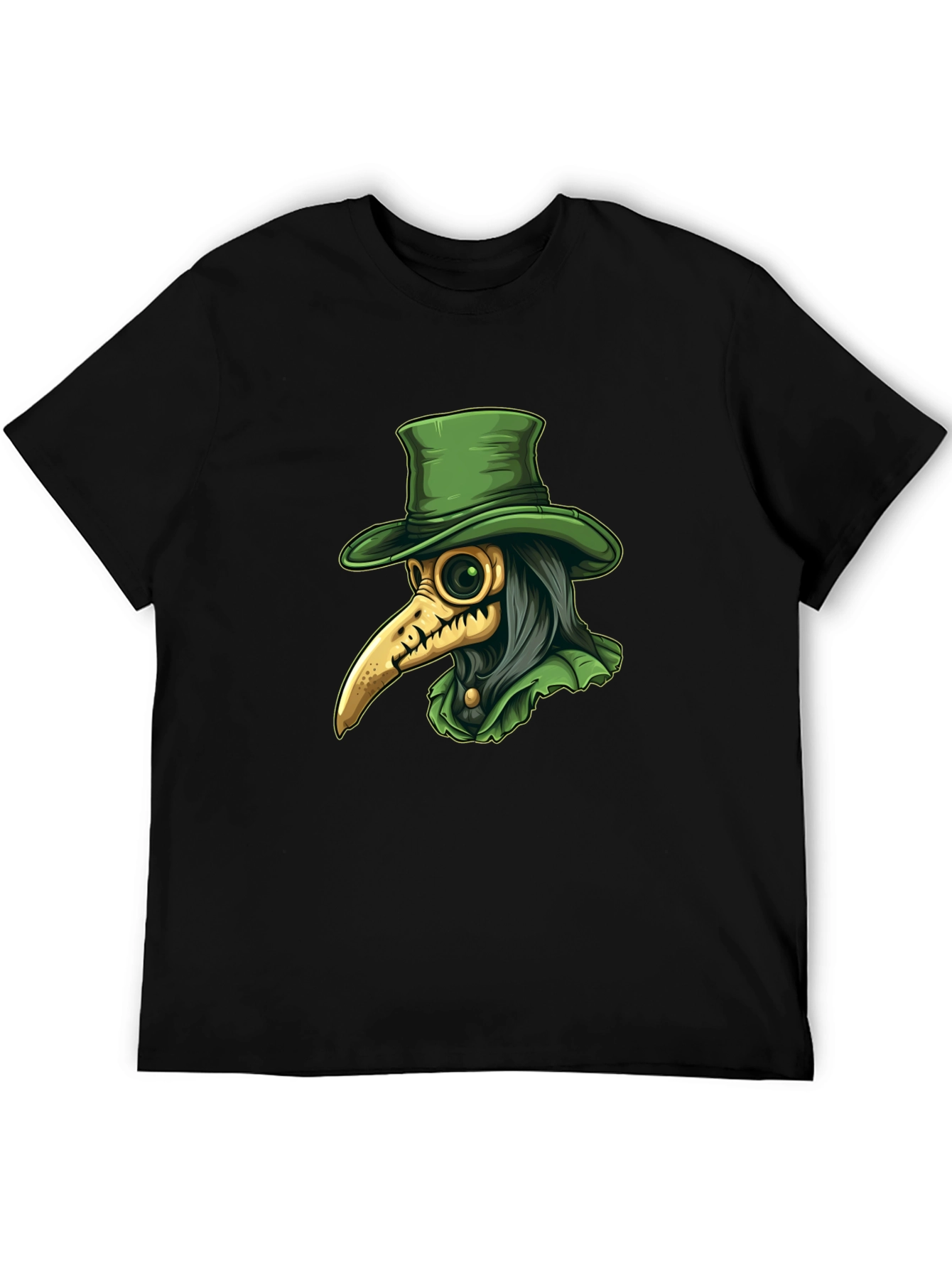 Plague Doctor Tee - Unique Graphic Print T-Shirt