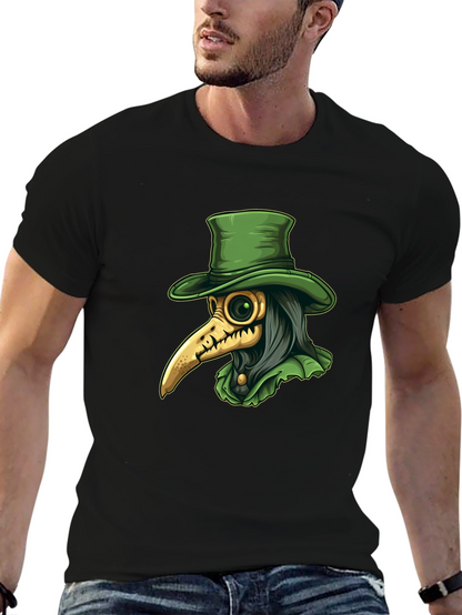 Plague Doctor Tee - Unique Graphic Print T-Shirt