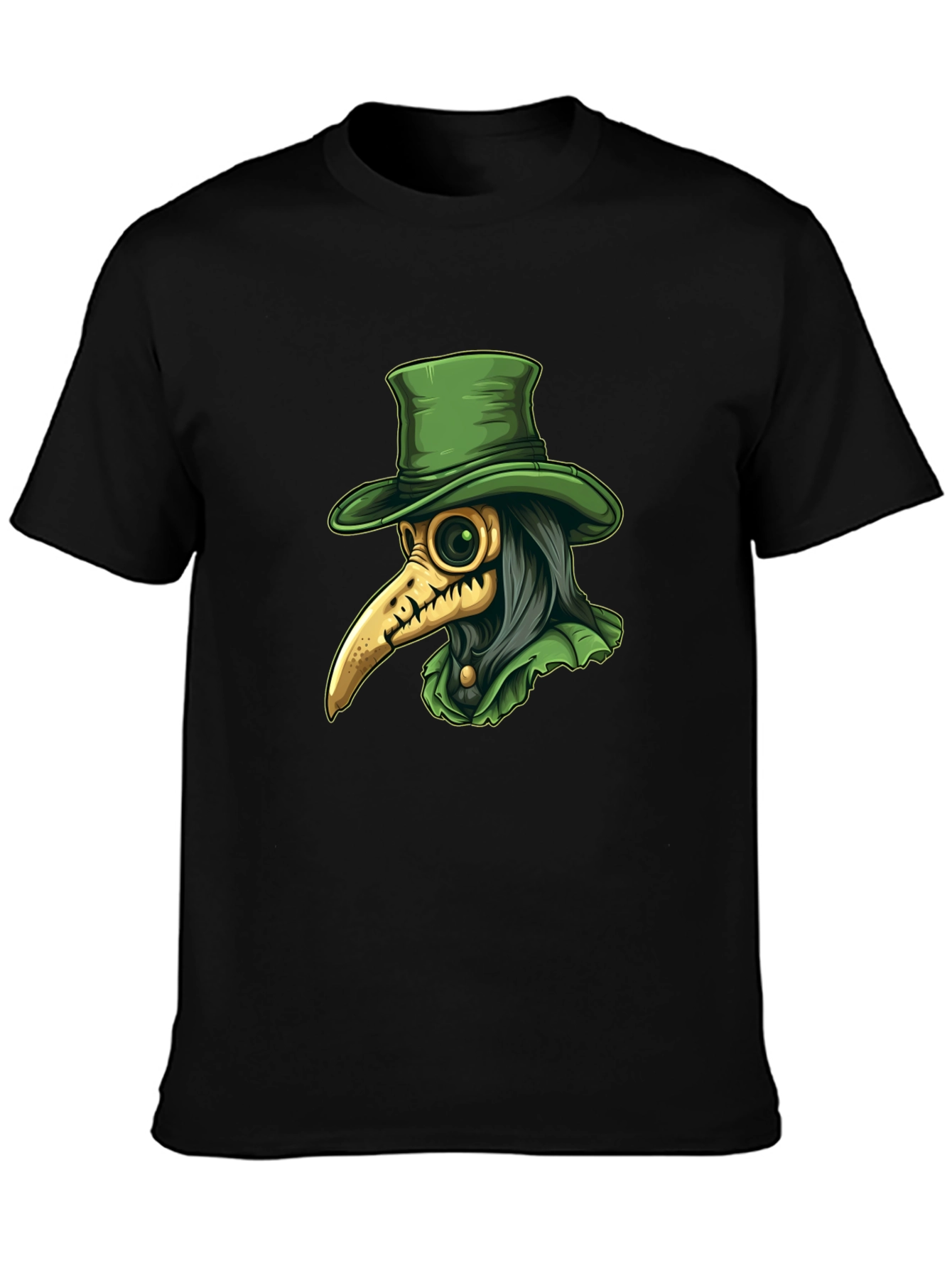 Plague Doctor Tee - Unique Graphic Print T-Shirt