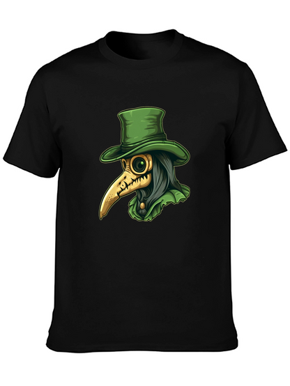 Plague Doctor Tee - Unique Graphic Print T-Shirt
