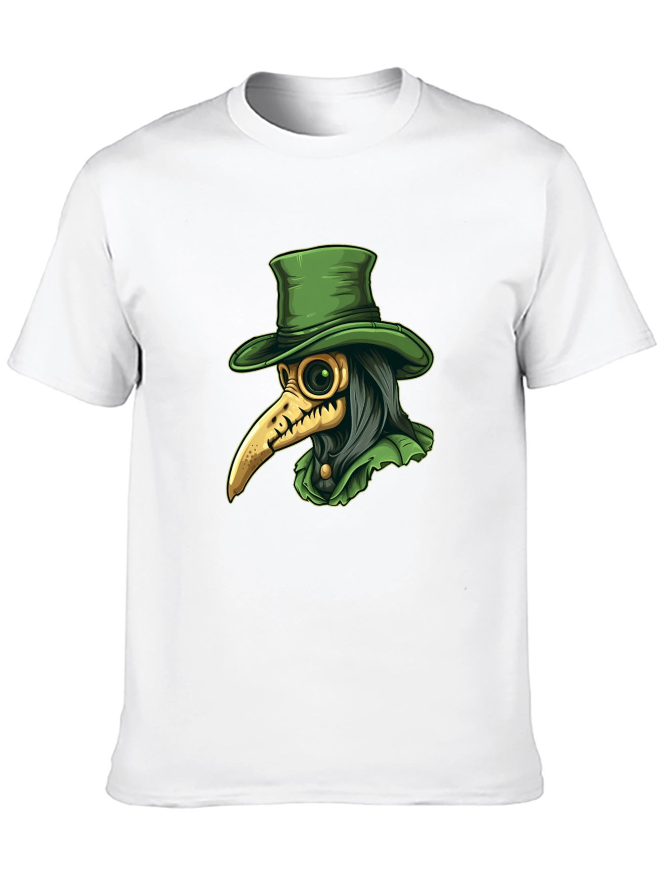 Plague Doctor Tee - Unique Graphic Print T-Shirt