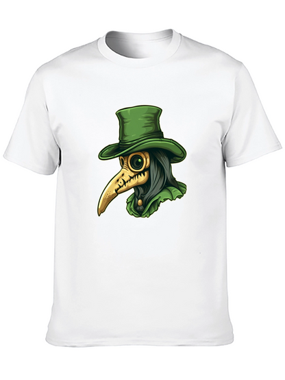 Plague Doctor Tee - Unique Graphic Print T-Shirt