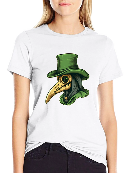 Plague Doctor Tee - Unique Graphic Print T-Shirt