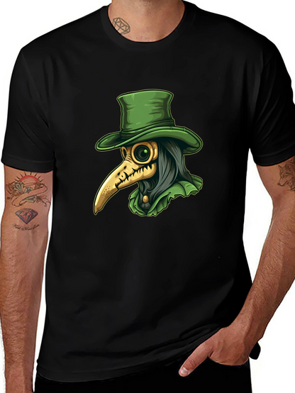 Plague Doctor Tee - Unique Graphic Print T-Shirt
