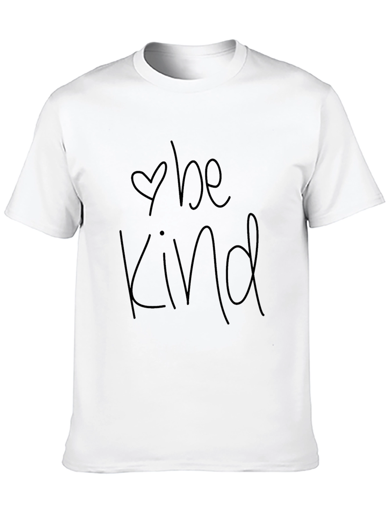 Be Kind T-Shirt - Soft Cotton Crew Neck Tee