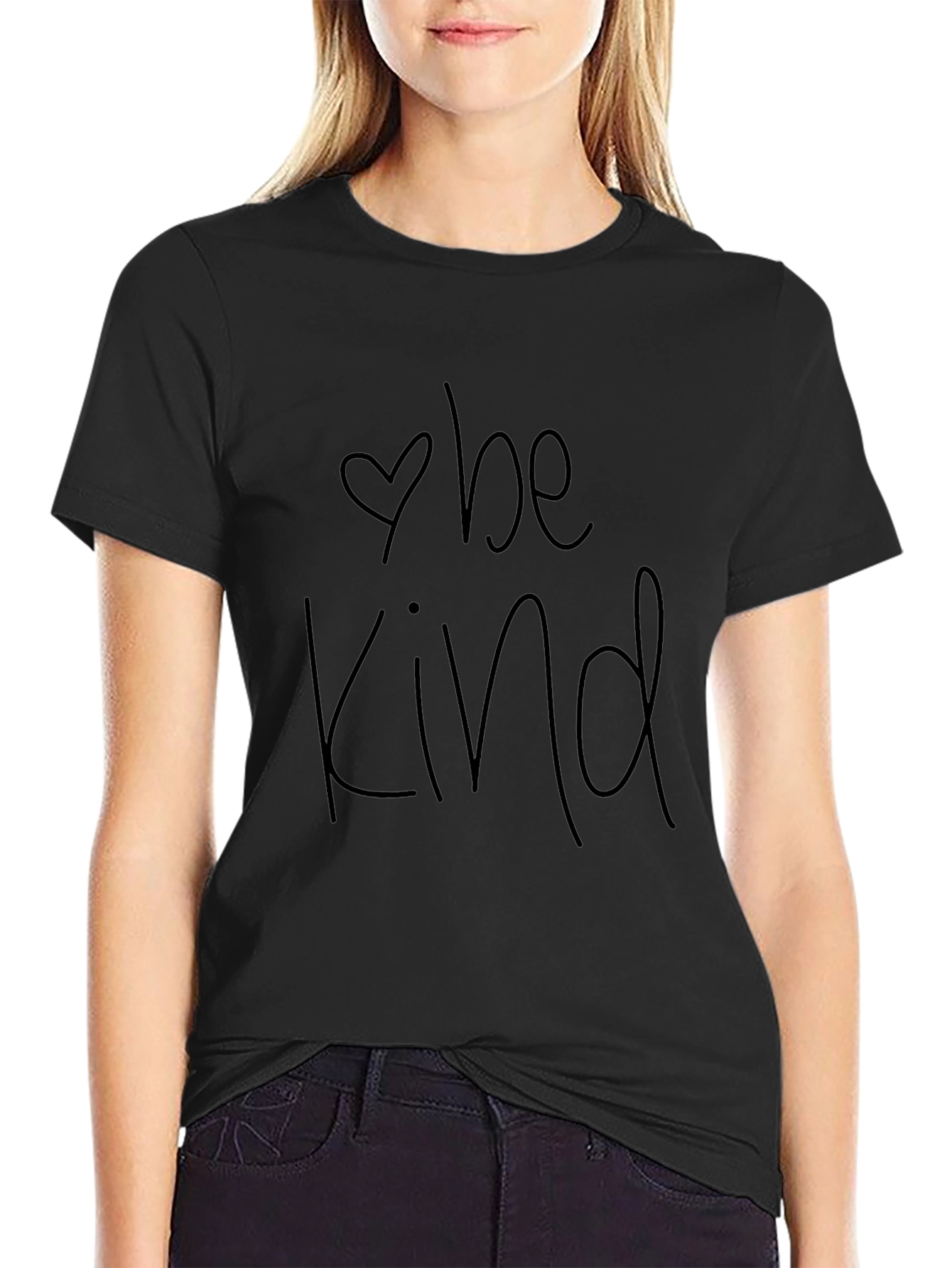 Be Kind T-Shirt - Soft Cotton Crew Neck Tee