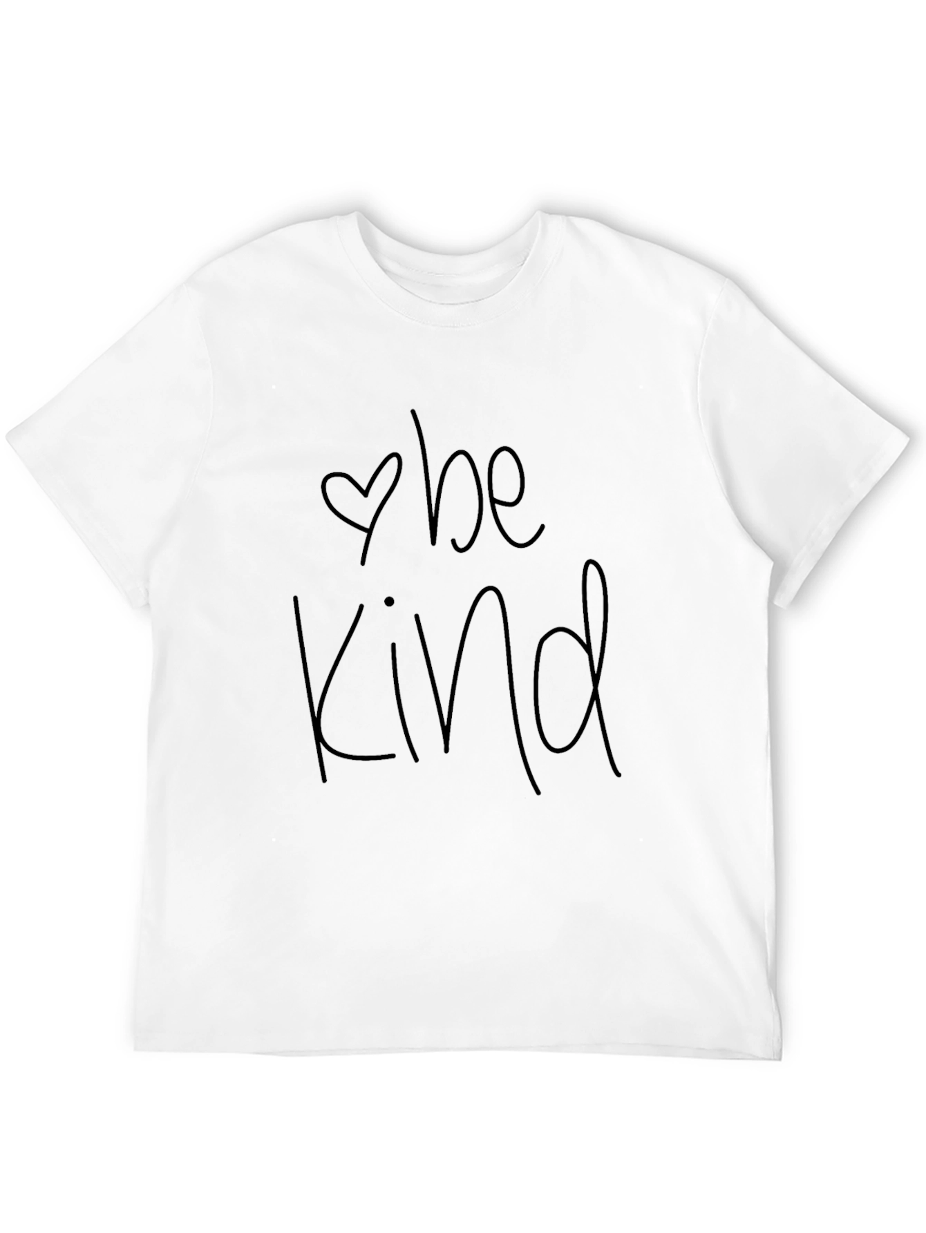 Be Kind T-Shirt - Soft Cotton Crew Neck Tee