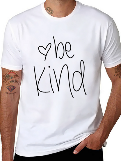 Be Kind T-Shirt - Soft Cotton Crew Neck Tee