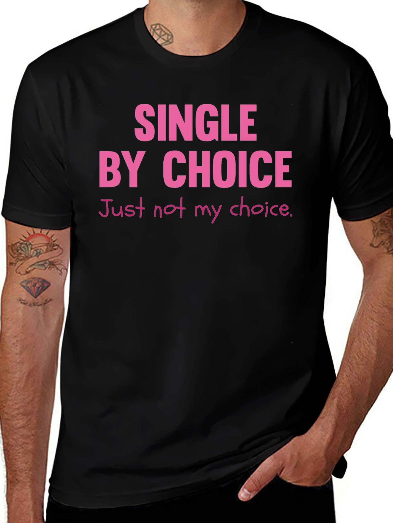 Single By Choice T-Shirt Funny Sarcastic Tee