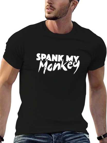 Spank My Monkey T-Shirt - Funny Graphic Tee