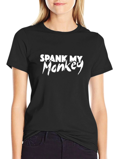 Spank My Monkey T-Shirt - Funny Graphic Tee