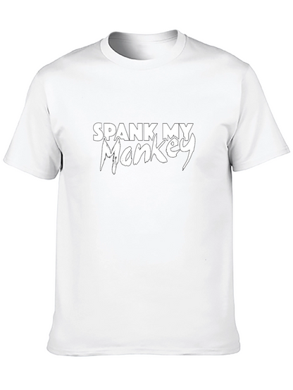 Spank My Monkey T-Shirt - Funny Graphic Tee