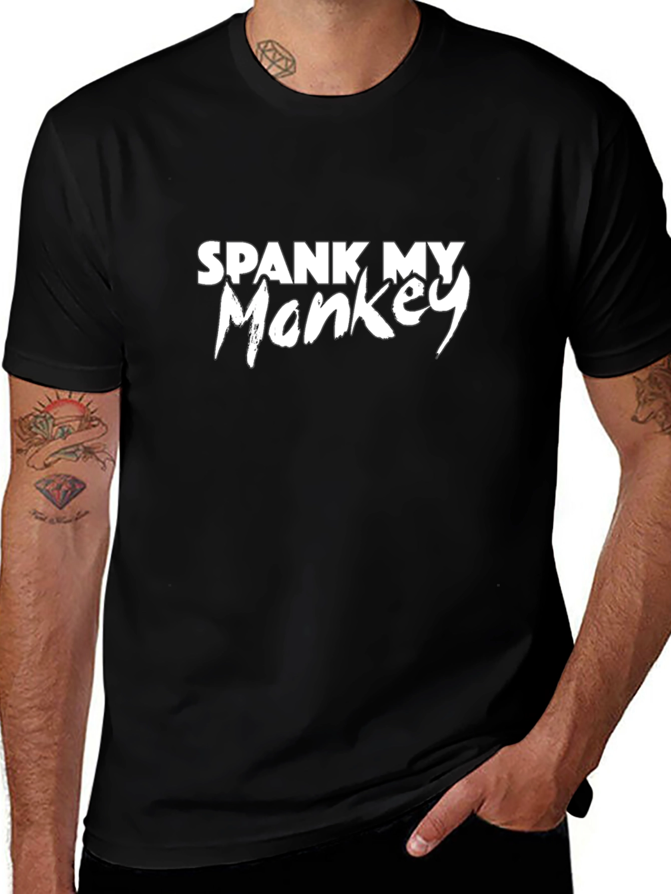 Spank My Monkey T-Shirt - Funny Graphic Tee