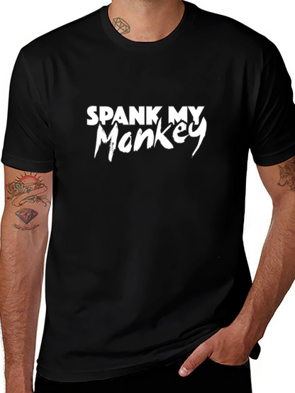 Spank My Monkey T-Shirt - Funny Graphic Tee