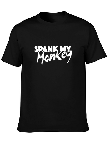 Spank My Monkey T-Shirt - Funny Graphic Tee