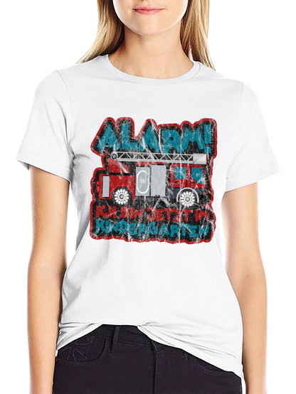Alarm! Kindergarten Fire Truck T-Shirt
