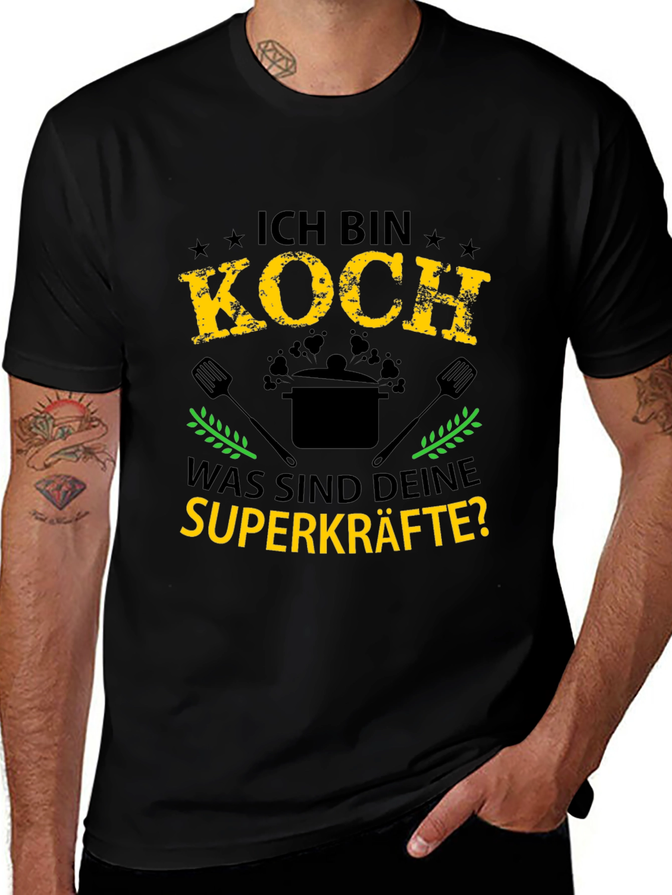 Ich Bin Koch T-Shirt: Chef Superpowers Tee
