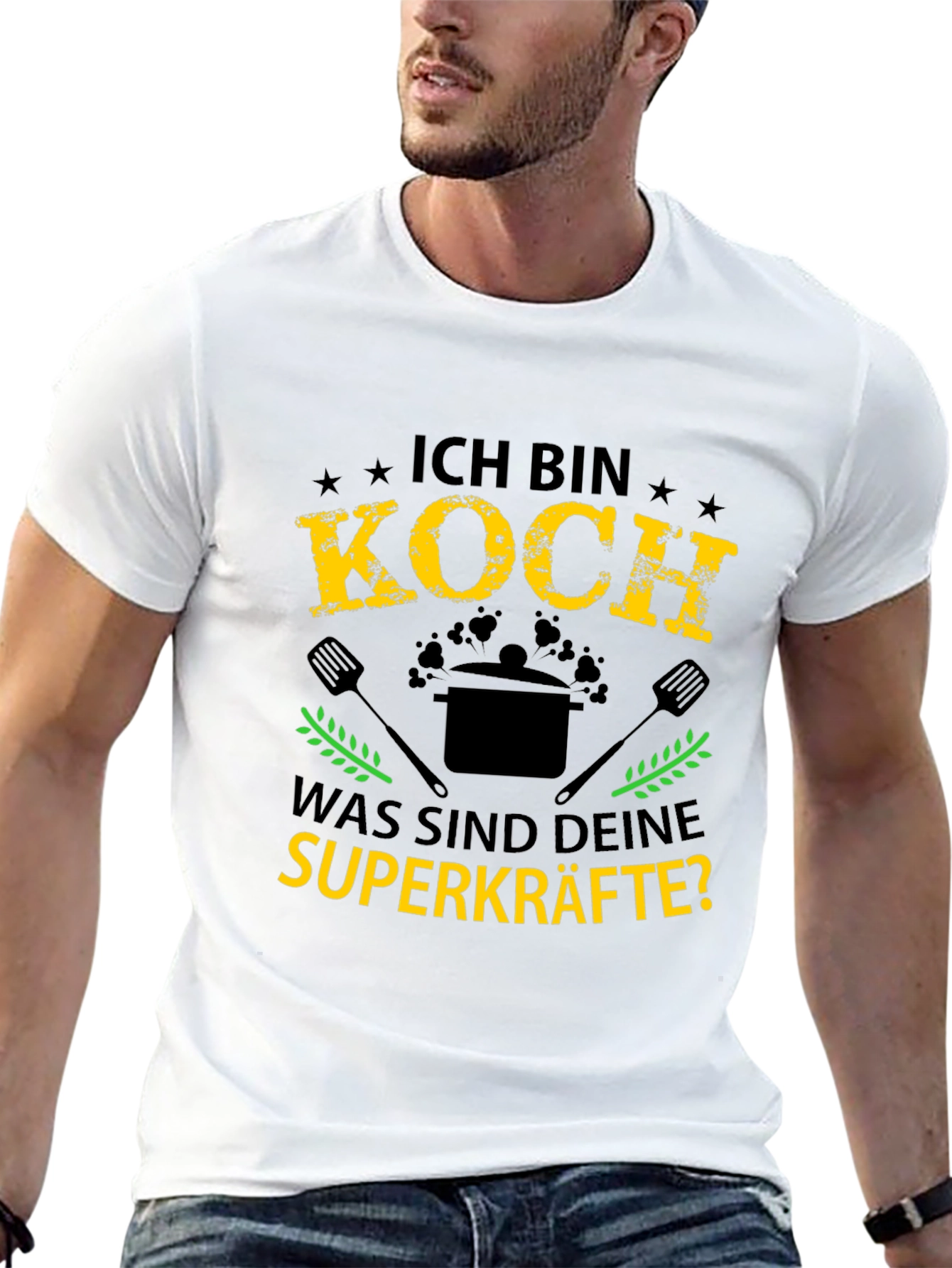 Ich Bin Koch T-Shirt: Chef Superpowers Tee
