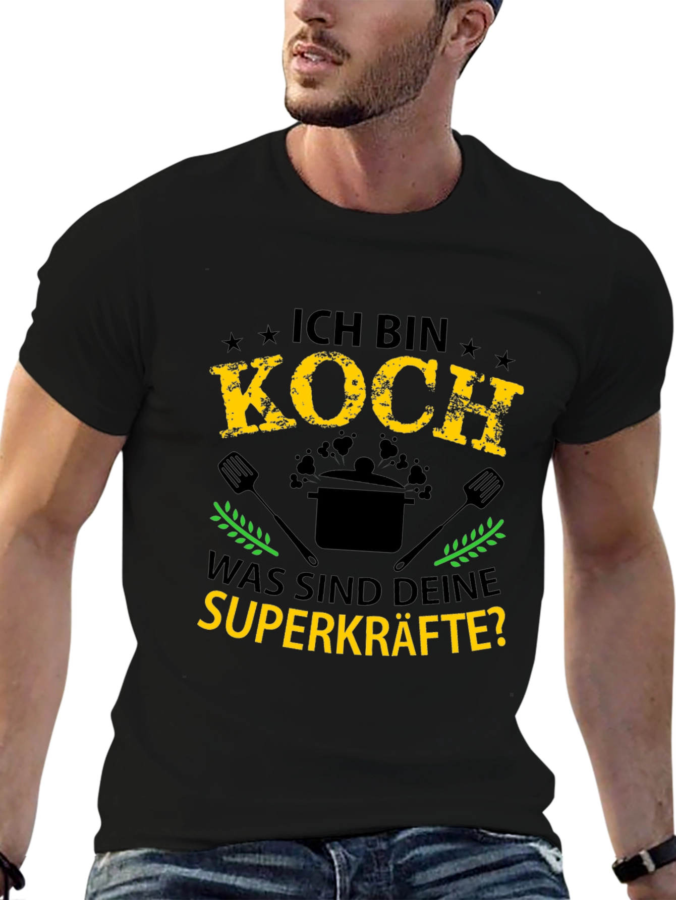 Ich Bin Koch T-Shirt: Chef Superpowers Tee