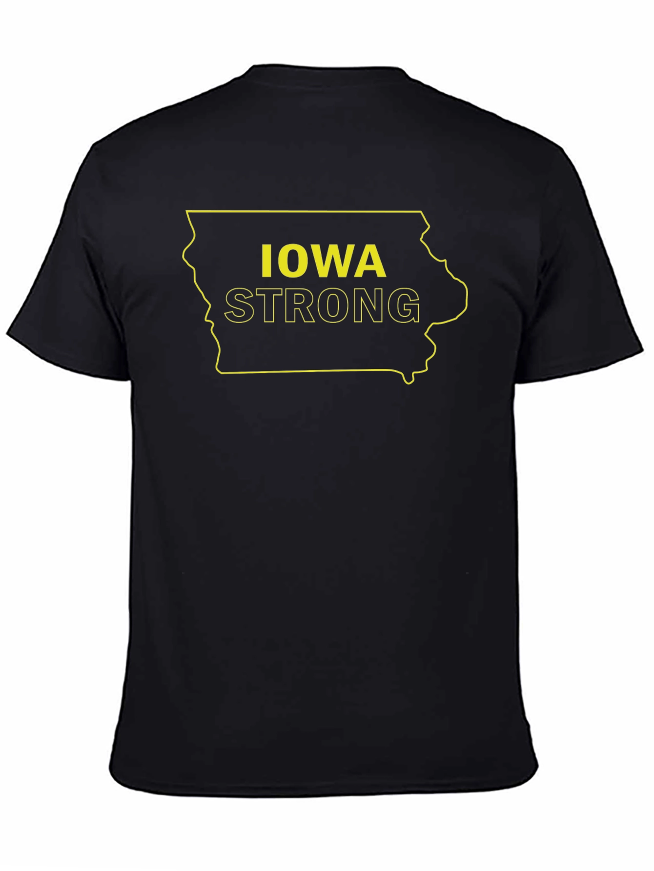 Iowa Strong Graphic T-Shirt - Black