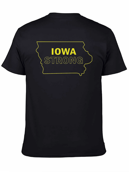 Iowa Strong Graphic T-Shirt - Black