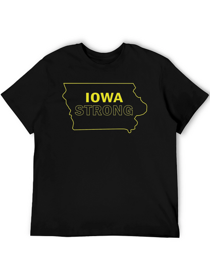 Iowa Strong Graphic T-Shirt - Black