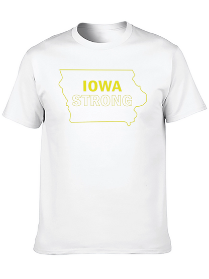 Iowa Strong Graphic T-Shirt - Black