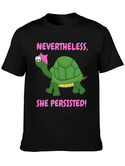 Nevertheless She Persisted Turtle T-Shirt