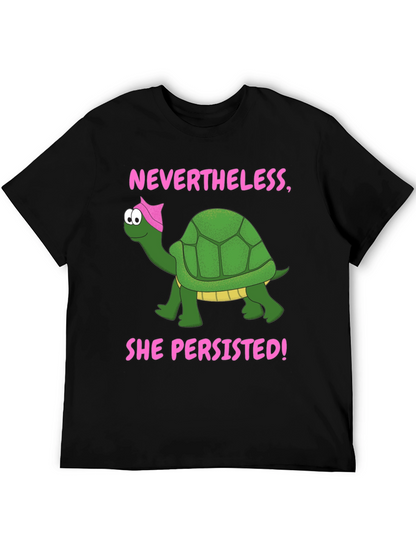Nevertheless She Persisted Turtle T-Shirt