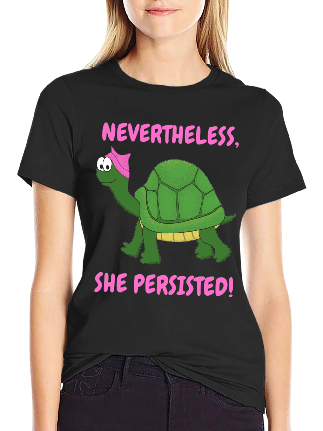 Nevertheless She Persisted Turtle T-Shirt
