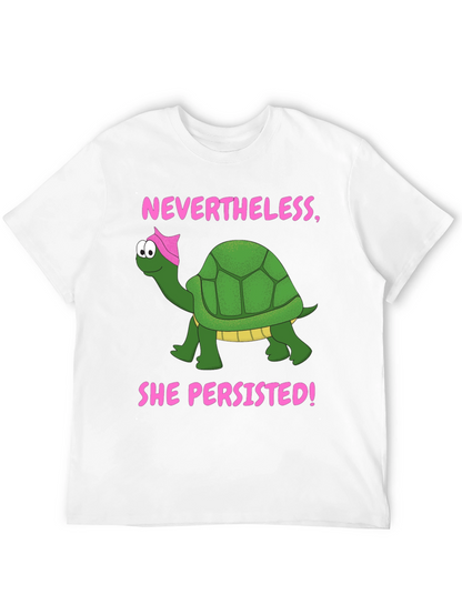 Nevertheless She Persisted Turtle T-Shirt