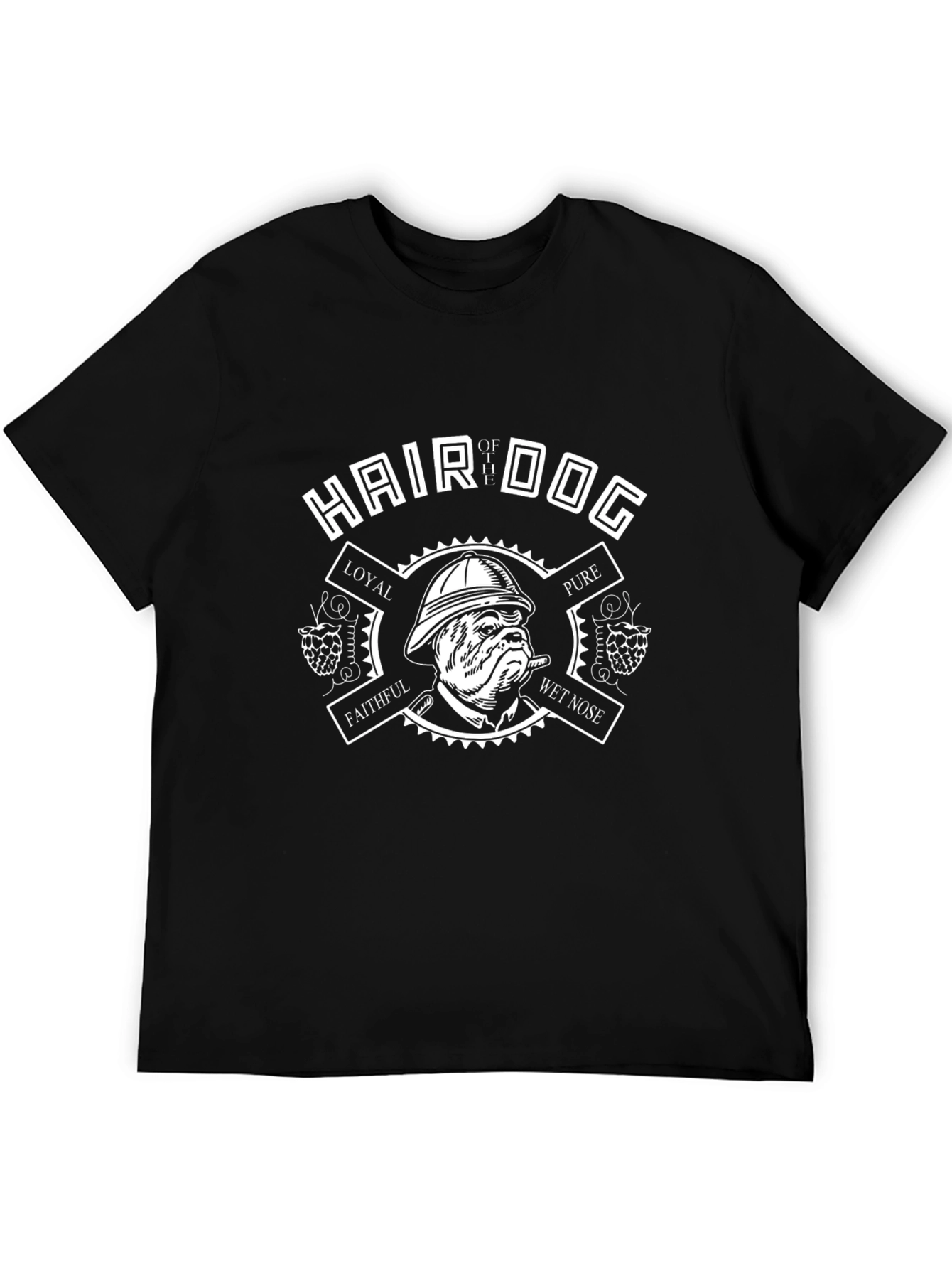 Hair of the Dog T-Shirt - Bulldog Graphic Tee