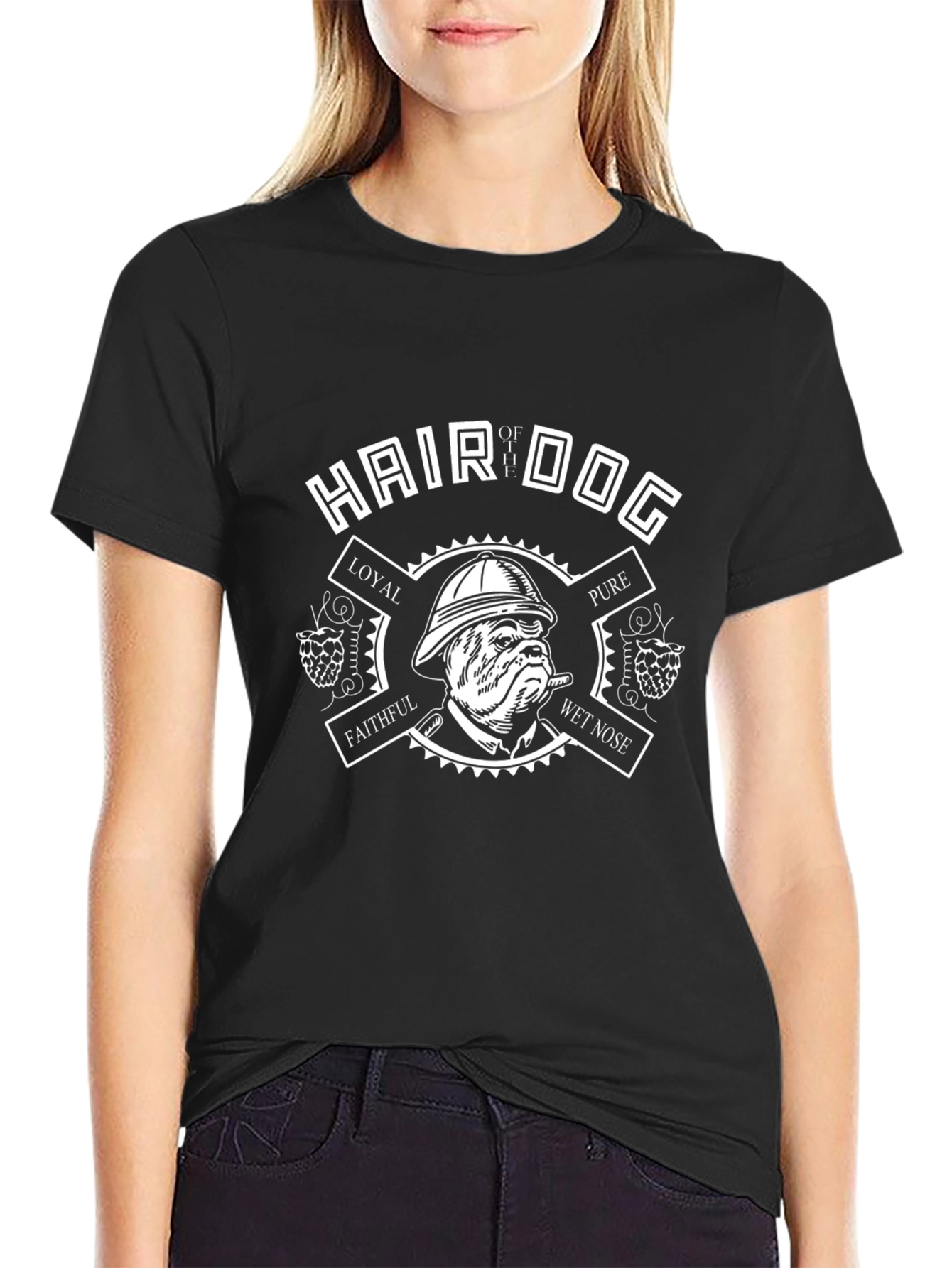 Hair of the Dog T-Shirt - Bulldog Graphic Tee