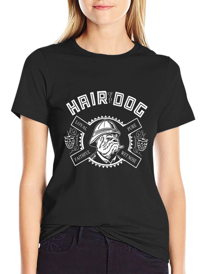 Hair of the Dog T-Shirt - Bulldog Graphic Tee