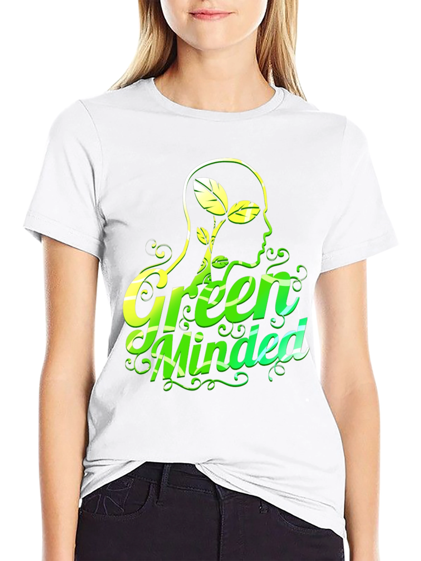 Green Minded Graphic T-Shirt - Eco Conscious Design