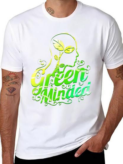 Green Minded Graphic T-Shirt - Eco Conscious Design