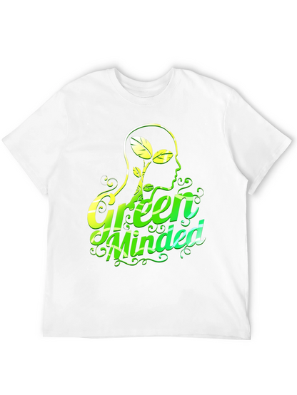 Green Minded Graphic T-Shirt - Eco Conscious Design