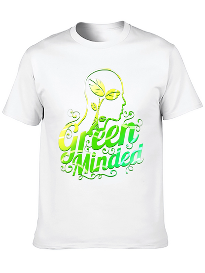Green Minded Graphic T-Shirt - Eco Conscious Design