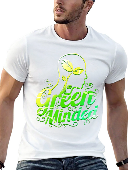 Green Minded Graphic T-Shirt - Eco Conscious Design