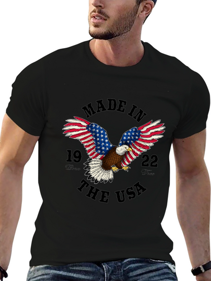 Made In USA Eagle Graphic T-Shirt