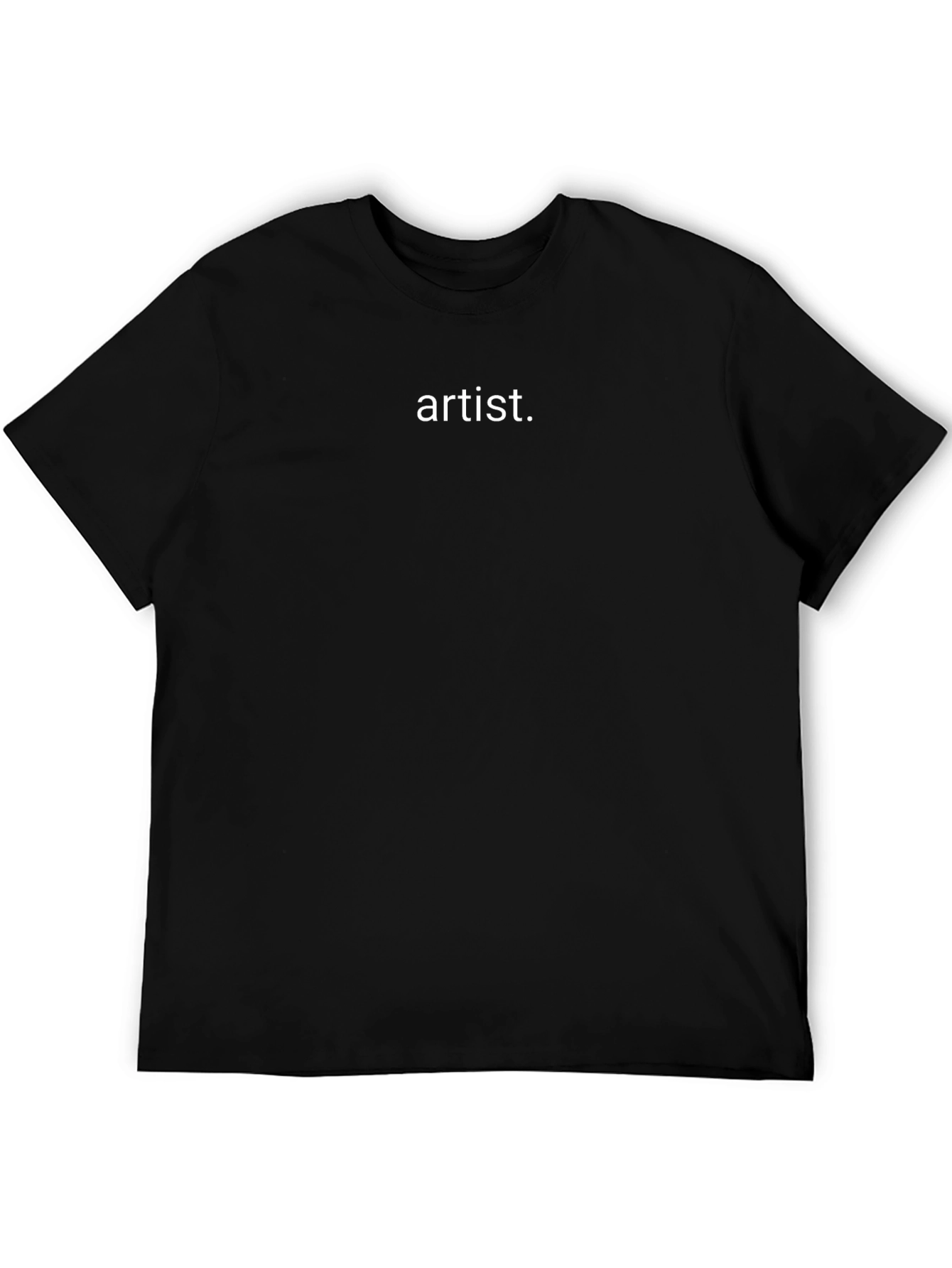 Artist Statement T-Shirt - Simple Black Tee
