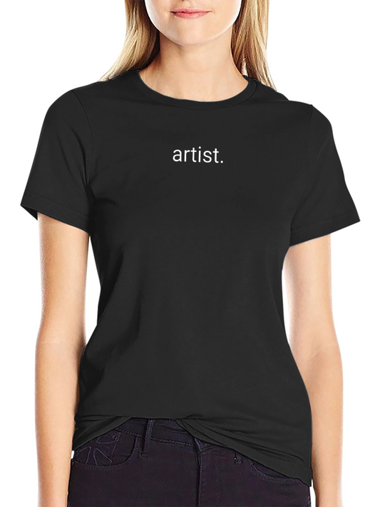 Artist Statement T-Shirt - Simple Black Tee