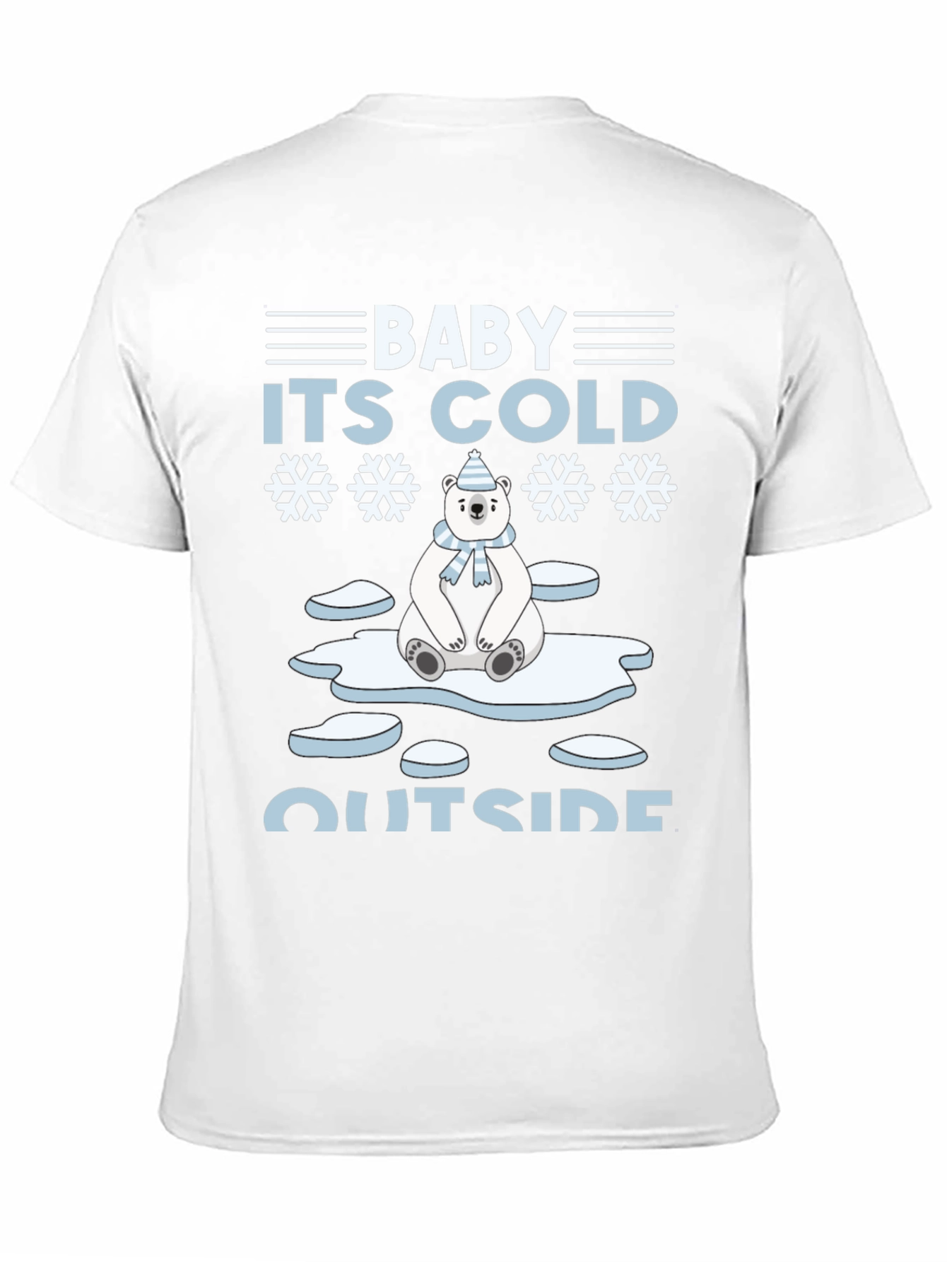 Baby Its Cold Outside Polar Bear Holiday T-Shirt