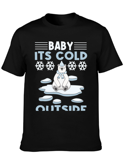 Baby Its Cold Outside Polar Bear Holiday T-Shirt