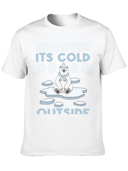 Baby Its Cold Outside Polar Bear Holiday T-Shirt