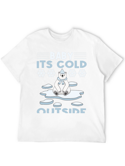 Baby Its Cold Outside Polar Bear Holiday T-Shirt