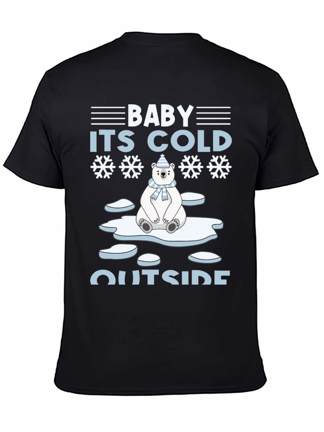 Baby Its Cold Outside Polar Bear Holiday T-Shirt