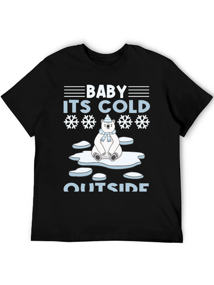 Baby Its Cold Outside Polar Bear Holiday T-Shirt