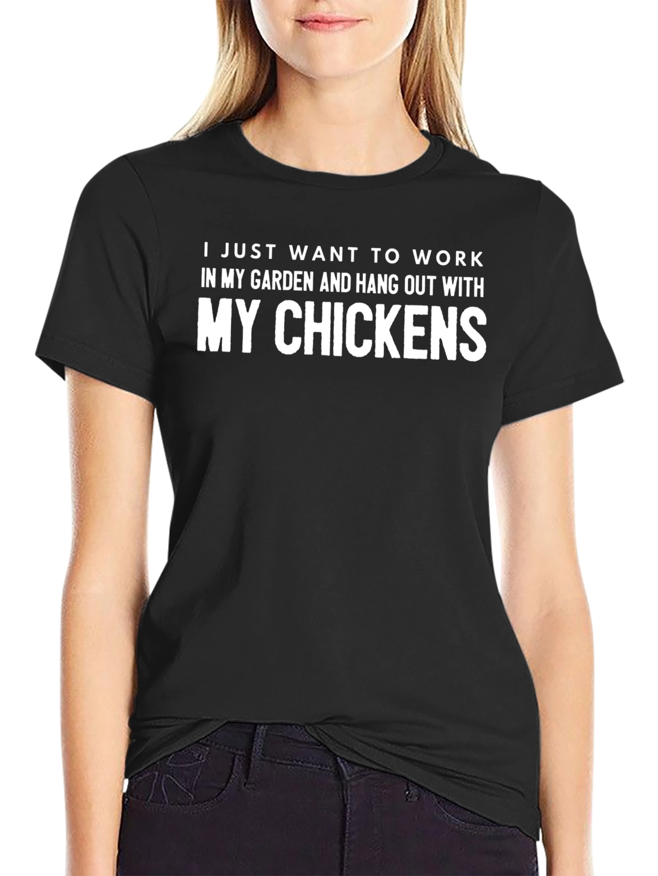 Work In My Garden Chicken T-Shirt