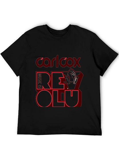 Carl Cox Revolution Black T-Shirt Music Lover